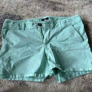 Women's American Eagle Teal stretch midi shorts size 12